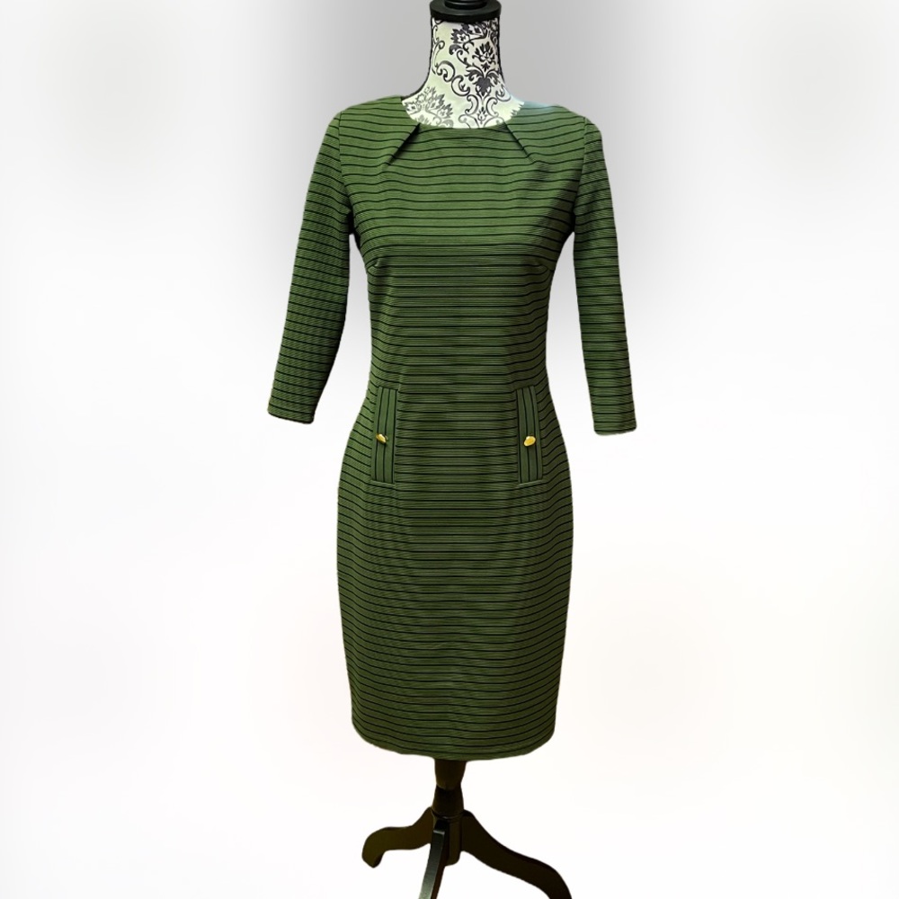 Nina leonard Green dress